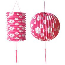 Feestelijke Decoratie Set Roze / Wit