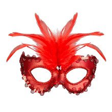 Koninklijk Oogmasker, Barones Metallic Rood