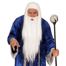 Gandalf Pruik, Tovenaar Met Baard