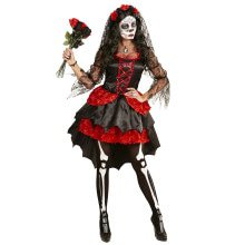 Mazarita Bruid Dia De Los Muertos Vrouw Kostuum