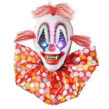 Decoratieve Horror Clown Met Veranderend Licht