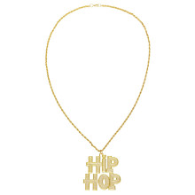 Gangsta Ketting Hiphop Goud