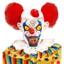 Masker Killer Clown Stefan Met Haar En Hoedje