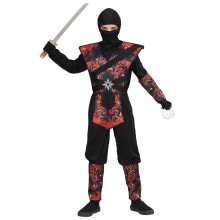 Ninja Vlammende Draak Dojo Jongen Kostuum