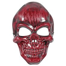 Schedelmasker Rood Metallic Rojo