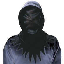 Creepy Onzichtbaar Gezichtsmasker Zwart