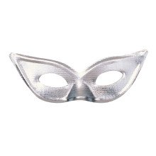 Oogmasker Papillon Zilver