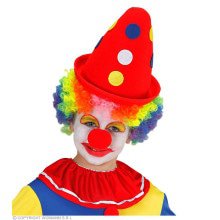 Hoed Noppie De Clown Rood