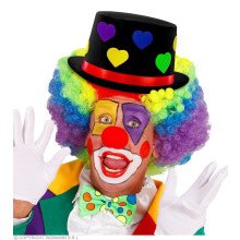 Liefdevolle Clown Hoed Zwart