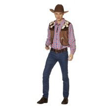 Alleen Op De Prairie Cowboy Blouse Met Vest Man