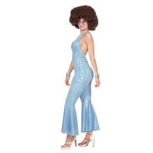 Zeemeermin Blauwe Disco Catsuit Vrouw Kostuum