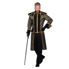 Statige Gouden Steampunk Jas Man